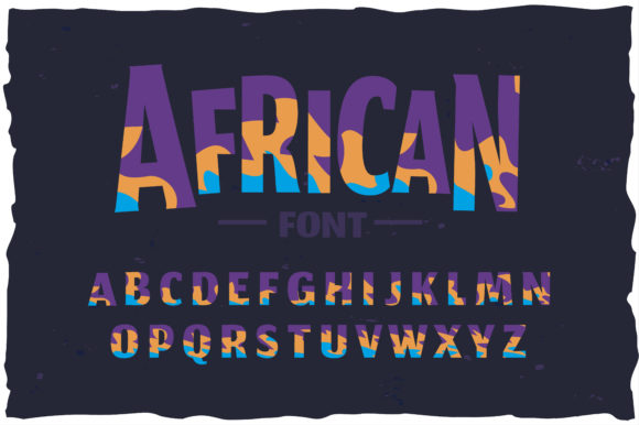 African Font: A Colorful Typeface for Bold Branding