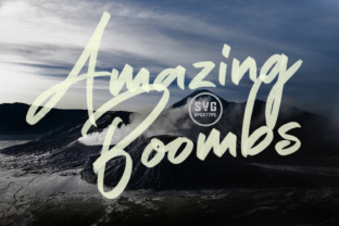 Amazing Boombs: A Brush Pen Script for Bold Branding