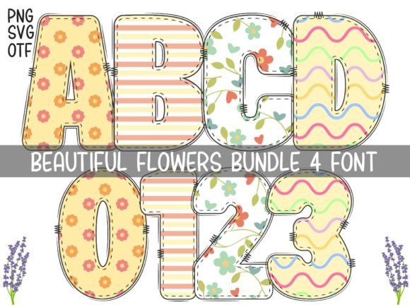 Beautiful Flowers Font: A Whimsical Typeface for Creative Projects