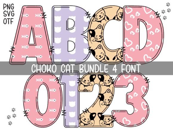 Discover the Playful Charm of the Choko Cat Typeface