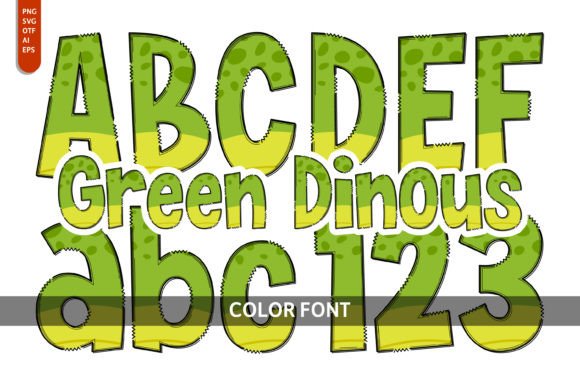 Green Dinous: A Typeface That Captures Nature's Energy