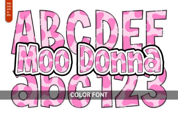Moo Donna: A Playful Font for Vibrant Creative Projects