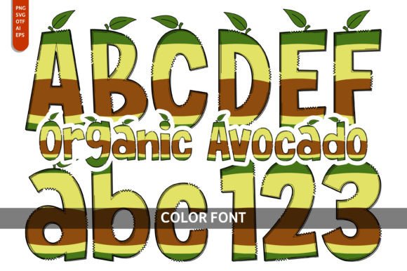 Organic Avocado: A Playful Typeface for Creative Brands