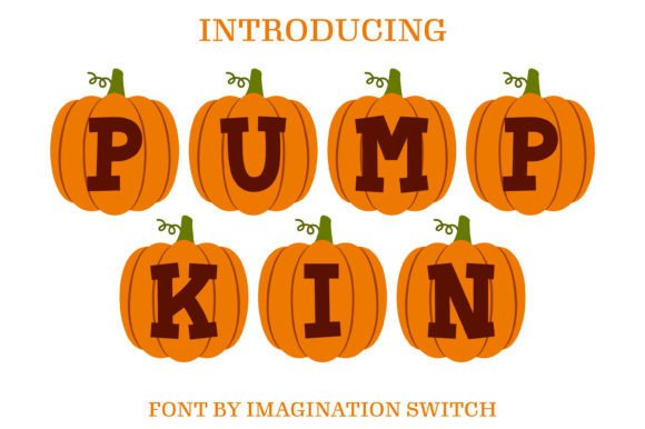 Pumpkin: The Color Font That Brings Autumn's Warmth to Your Designs
