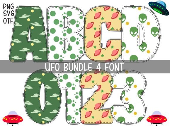Ufo: A Playful Patriotic Font for Vibrant Projects
