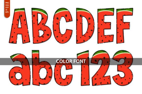 Watermelon Ripe: A Font Bundle Bursting with Summer Charm