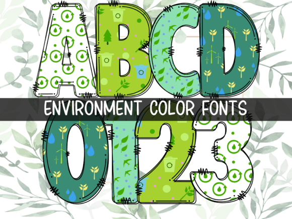 Where Nature Meets Typography: The Environment Typeface