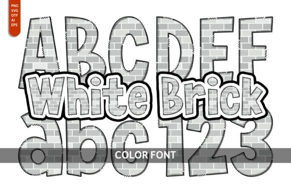 White Brick: A Playful Font for Creative Projects