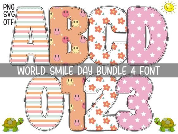 World Smile Day: A Whimsical Typeface for Joyful Design